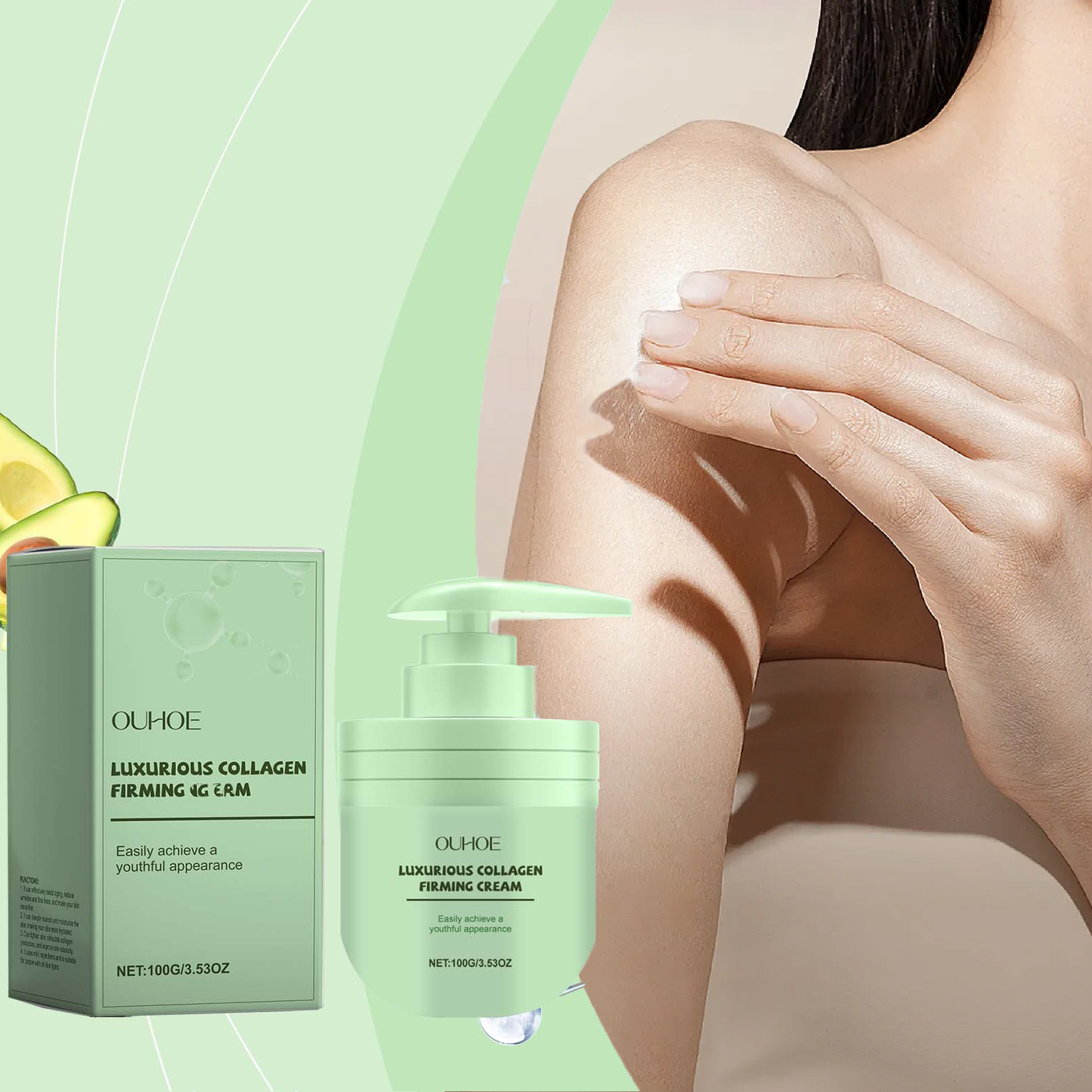 Luxury Skincare Daily - 100g Collagen Peptide Cream Triple Barrier