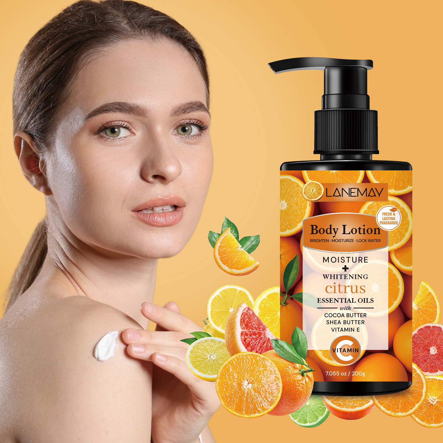 Skincare Luxury Whitening - Citrus Body Lotion – Intensive Moisture