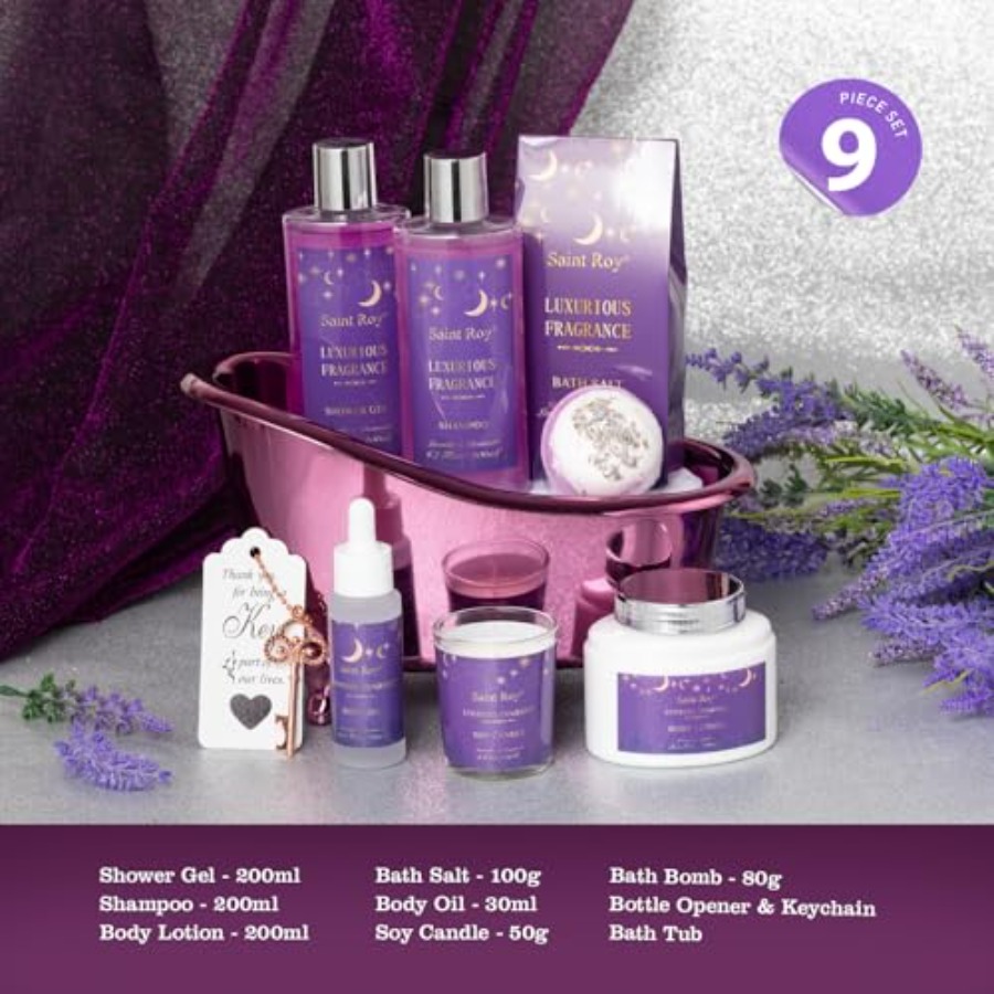 Bath Basket Spa Kit Spa Gifts  - đánh giá và giá Luxury Skincare Gift Set For Women