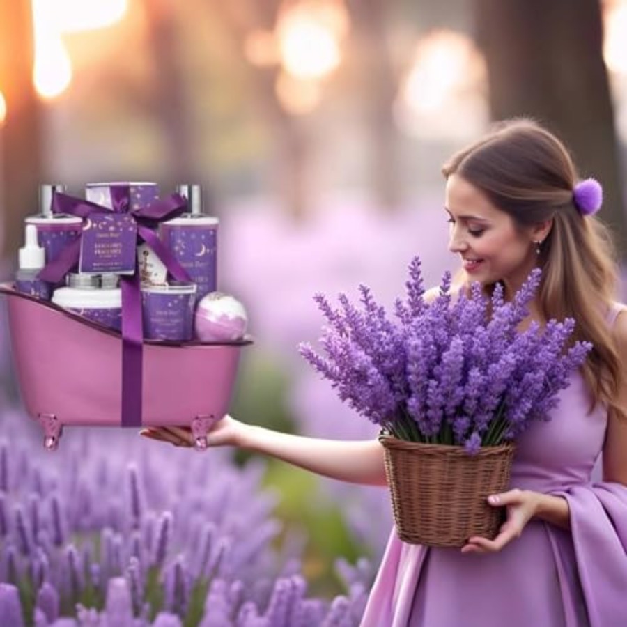 Bath Basket Spa Kit Spa Gifts  - đánh giá và giá Luxury Skincare Gift Set For Women