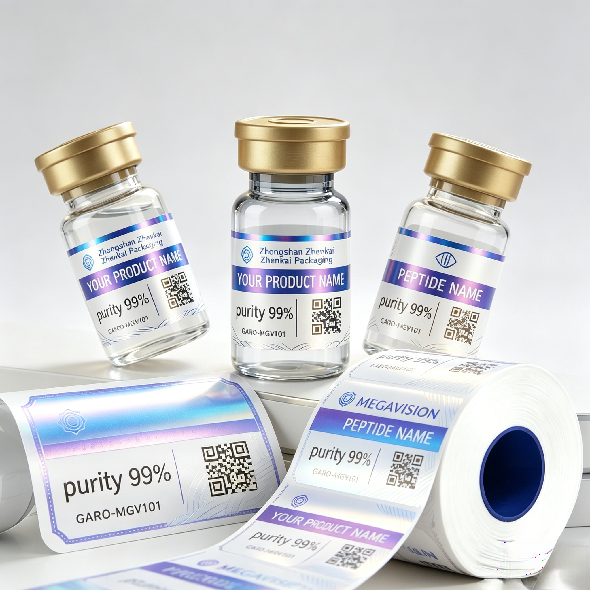 Multi-spec 3ml 5ml 10ml Peptid - đánh giá và giá Luxury Skincare Bottles