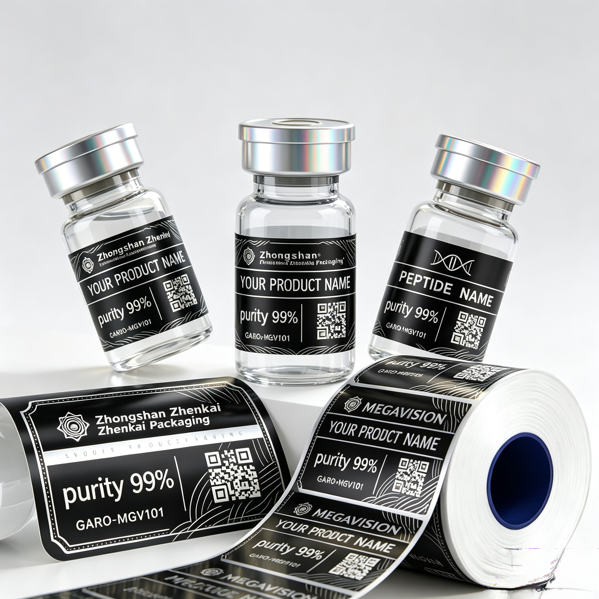 Multi-spec 3ml 5ml 10ml Peptid - đánh giá và giá Luxury Skincare Bottles