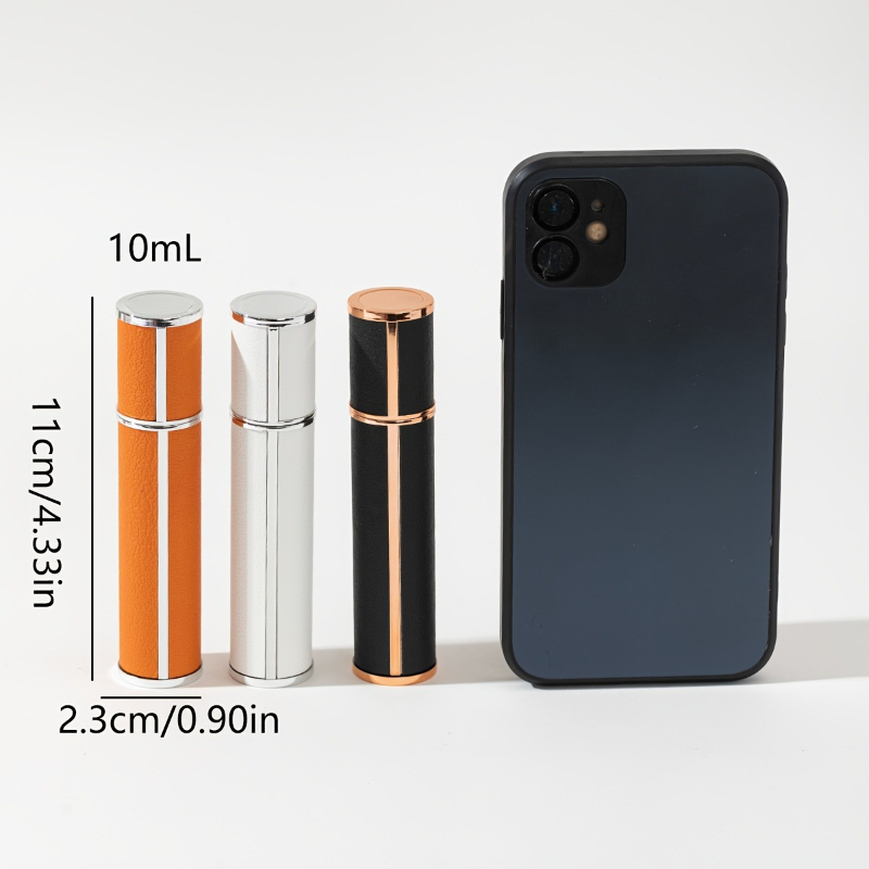 Luxury Leather Wrapped 10ml Gl - đánh giá và giá Luxury Skincare Bottles