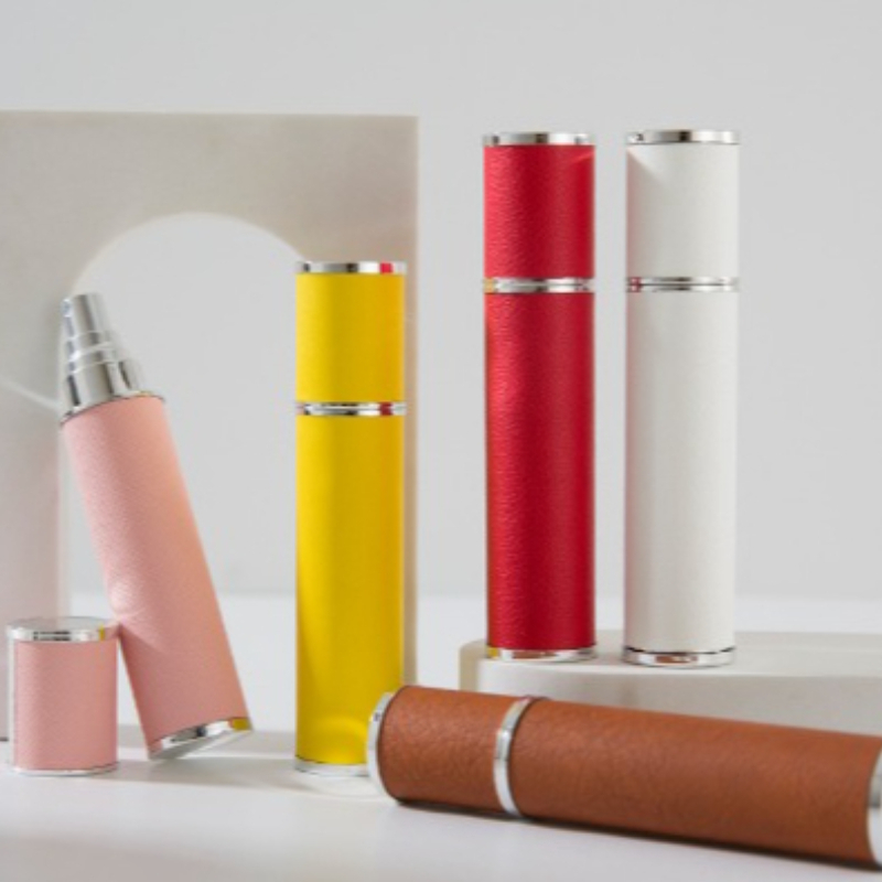 Luxury Leather Wrapped 10ml Gl - đánh giá và giá Luxury Skincare Bottles