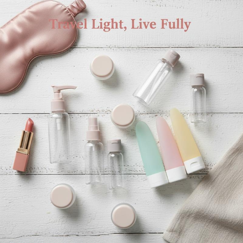 Luxury Travel Bottles Set 11in - đánh giá và giá Luxury Skincare Bottles