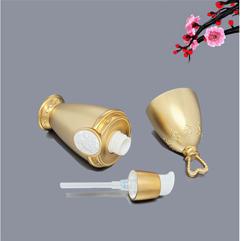 6pcs/pack Gold/White Acrylic E - đánh giá và giá Luxury Skincare Bottles