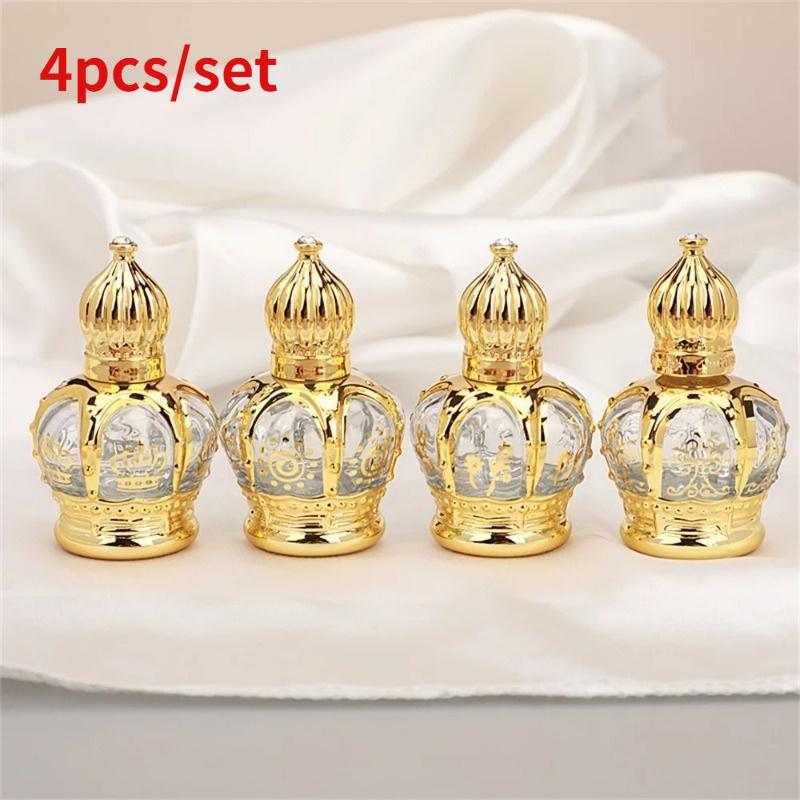 4pcs/set Luxury Golden Essenti - đánh giá và giá Luxury Skincare Bottles
