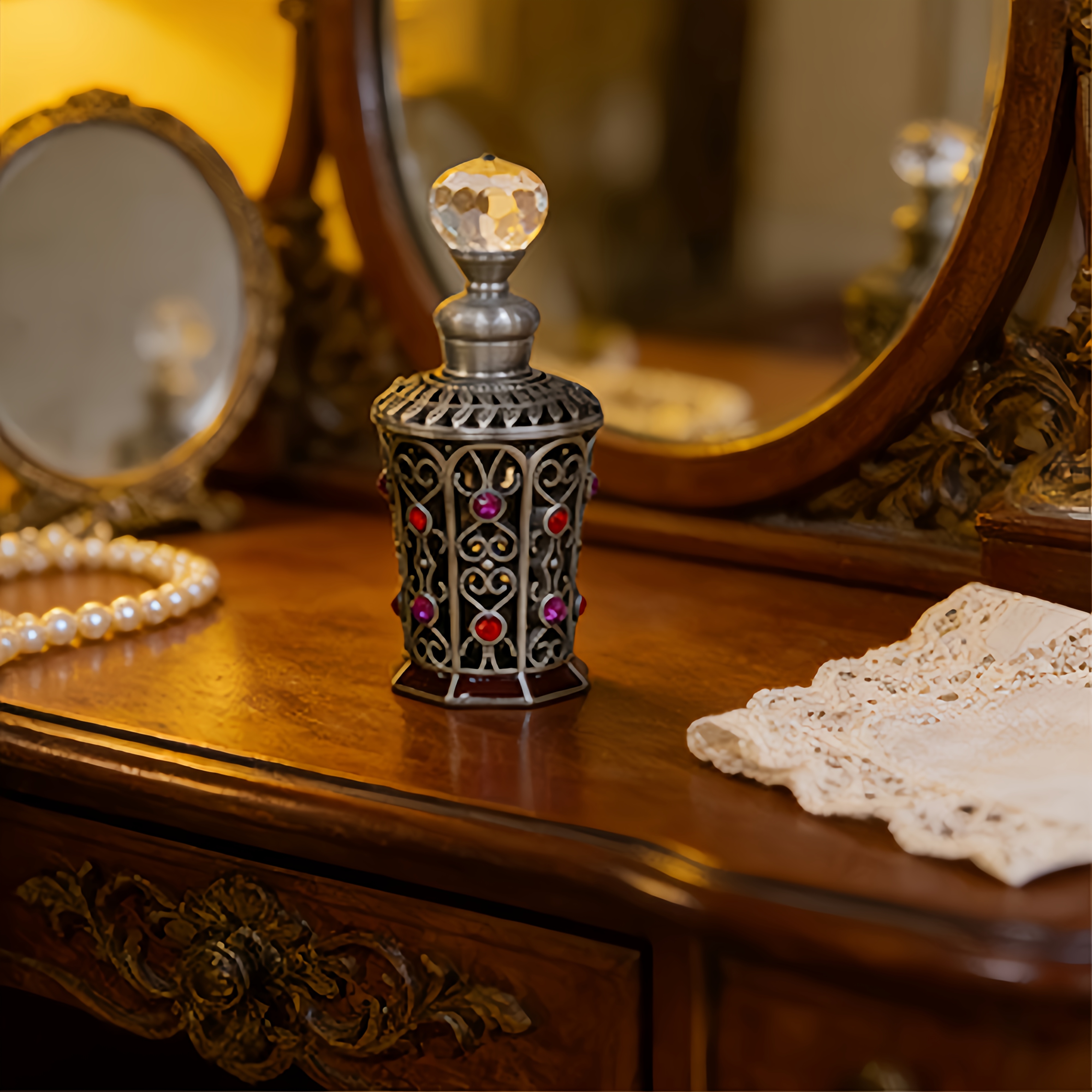 A Set of Vintage-Style Dispens - đánh giá và giá Luxury Skincare Bottles